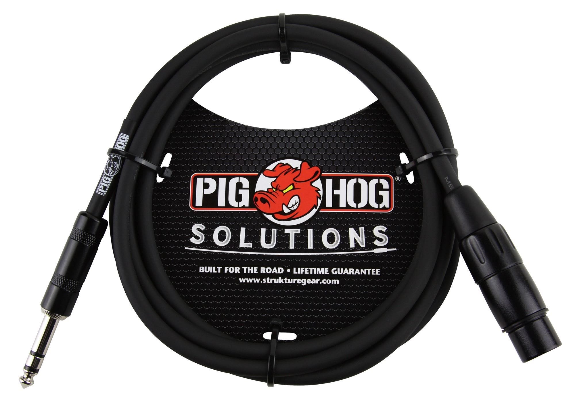 Pig Hog Solutions PX-TMXF6 1/4 inch to XLR Cable 6 Foot