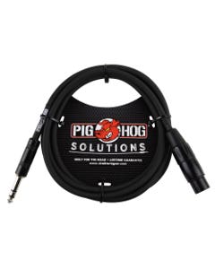 Pig Hog Solutions PX-TMXF6 1/4 inch to XLR Cable 6 Foot