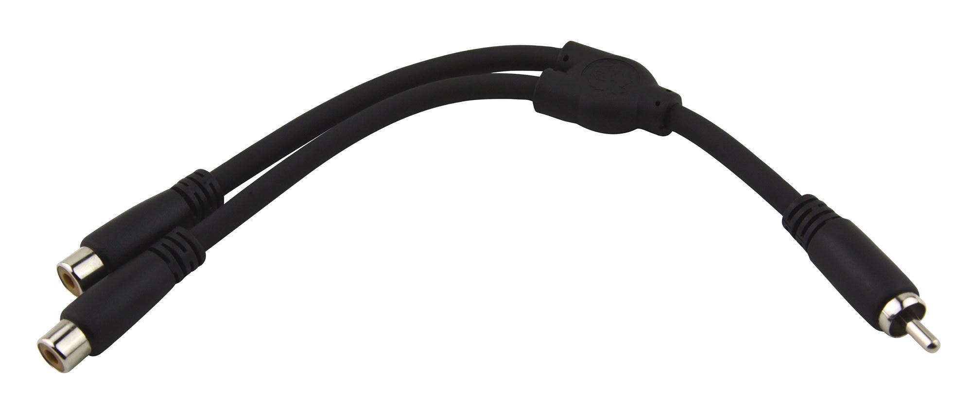 Pig Hog Solutions RCA Male to RCA Female Y Cable 6 Inch