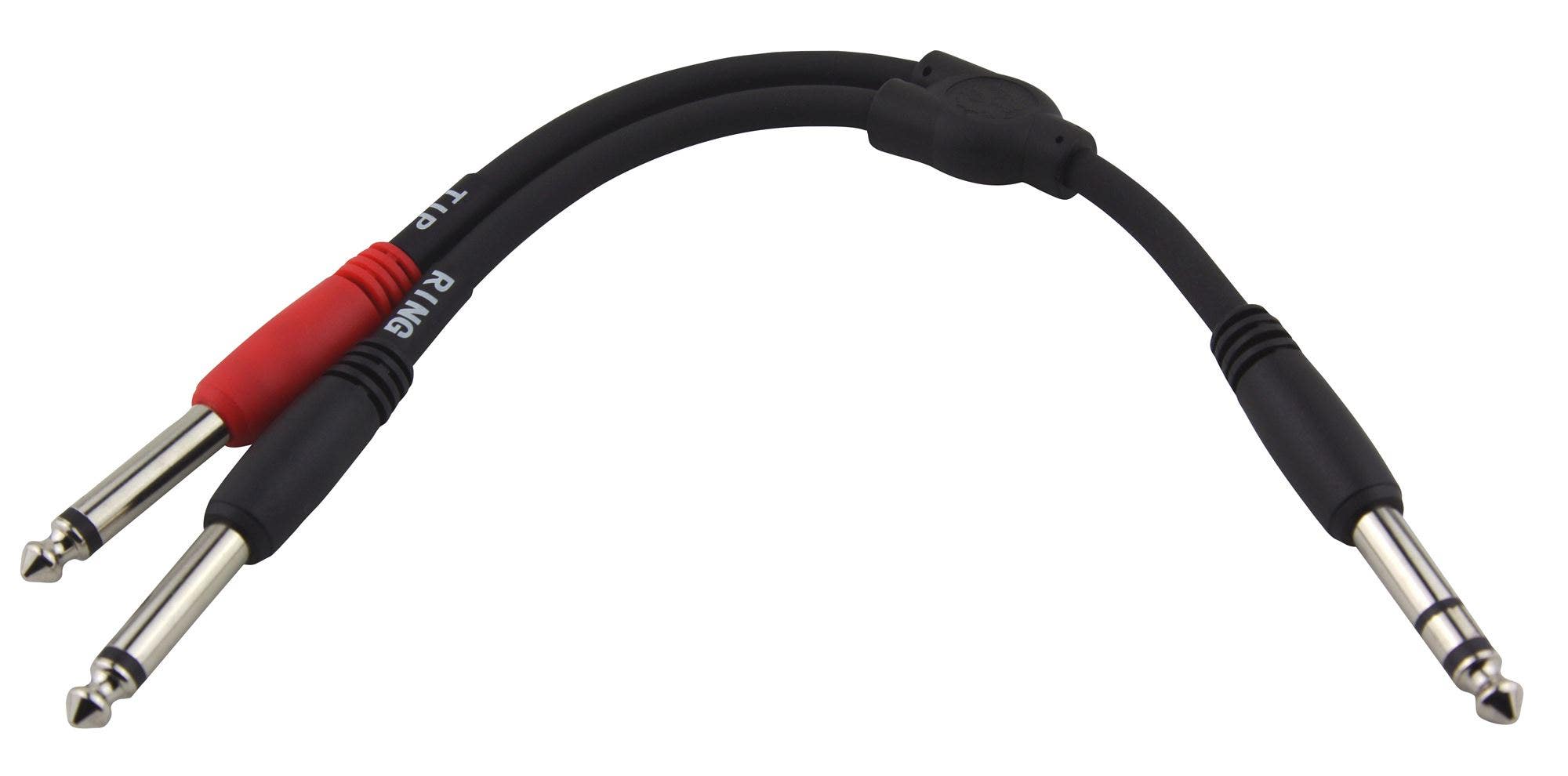 Pig Hog Solutions Stereo to Dual Quarter Inch Mono Y Cable