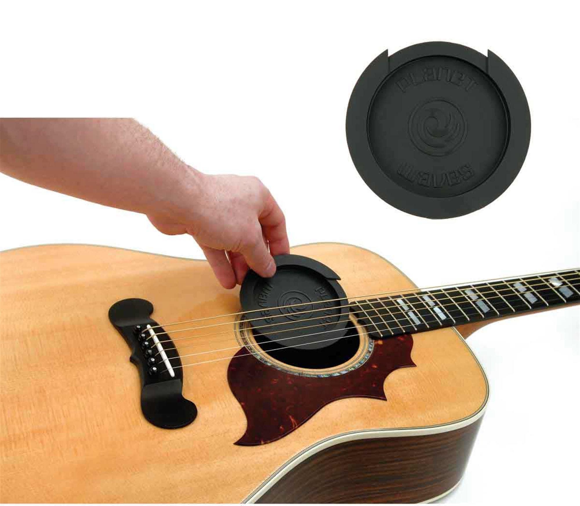 Futheda 100mm Gitaar Soundhole Cover Blok Plug Schroeven Halt Rubber Zwart Voor Akoestische Elektrische 638869007