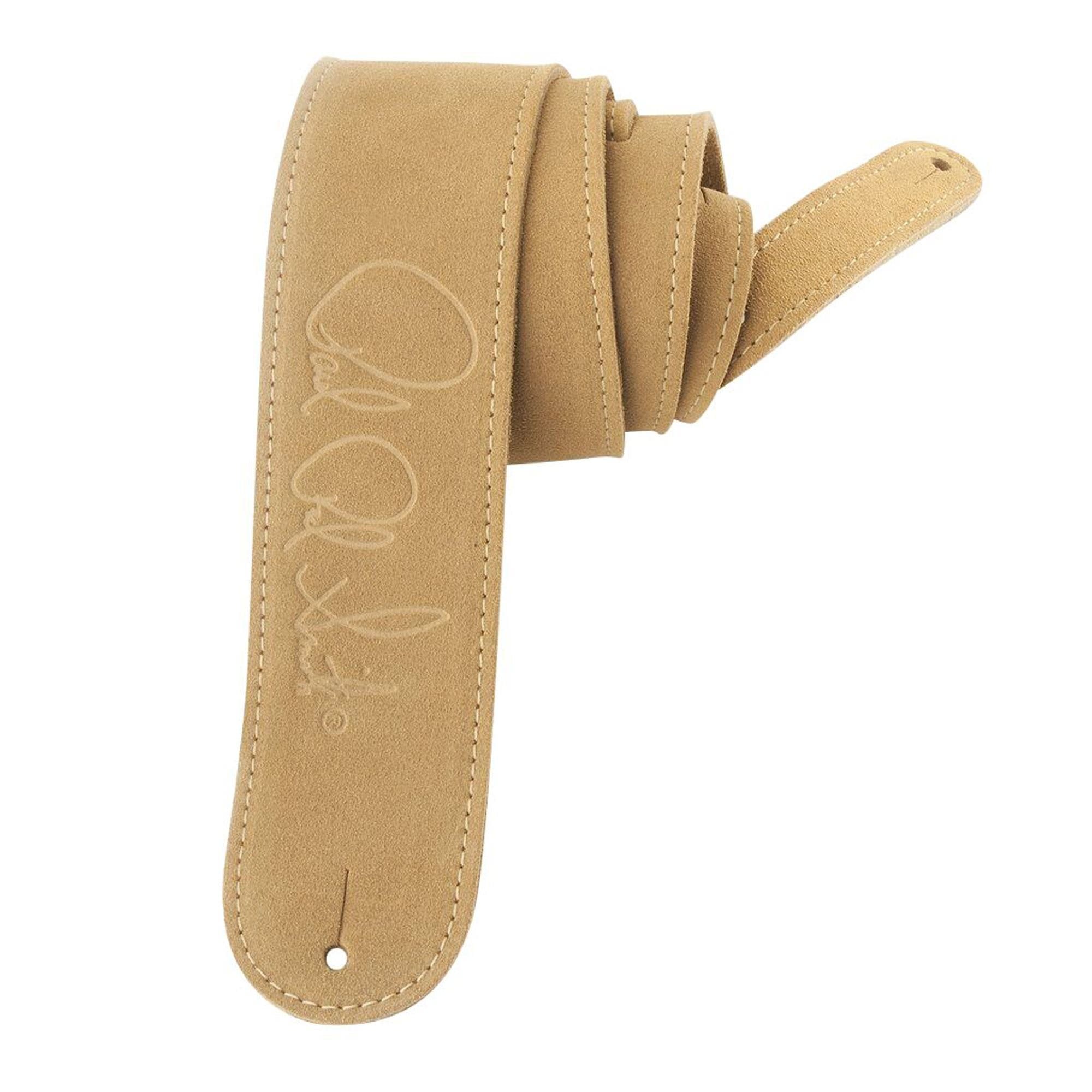 PRS 3115 Suede Logo Guitar Strap Tan