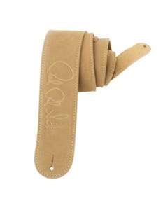 PRS 3115 Suede Logo Guitar Strap Tan