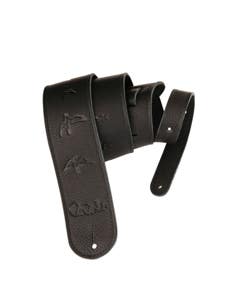 PRS 3119 Leather Birds Guitar Strap Black