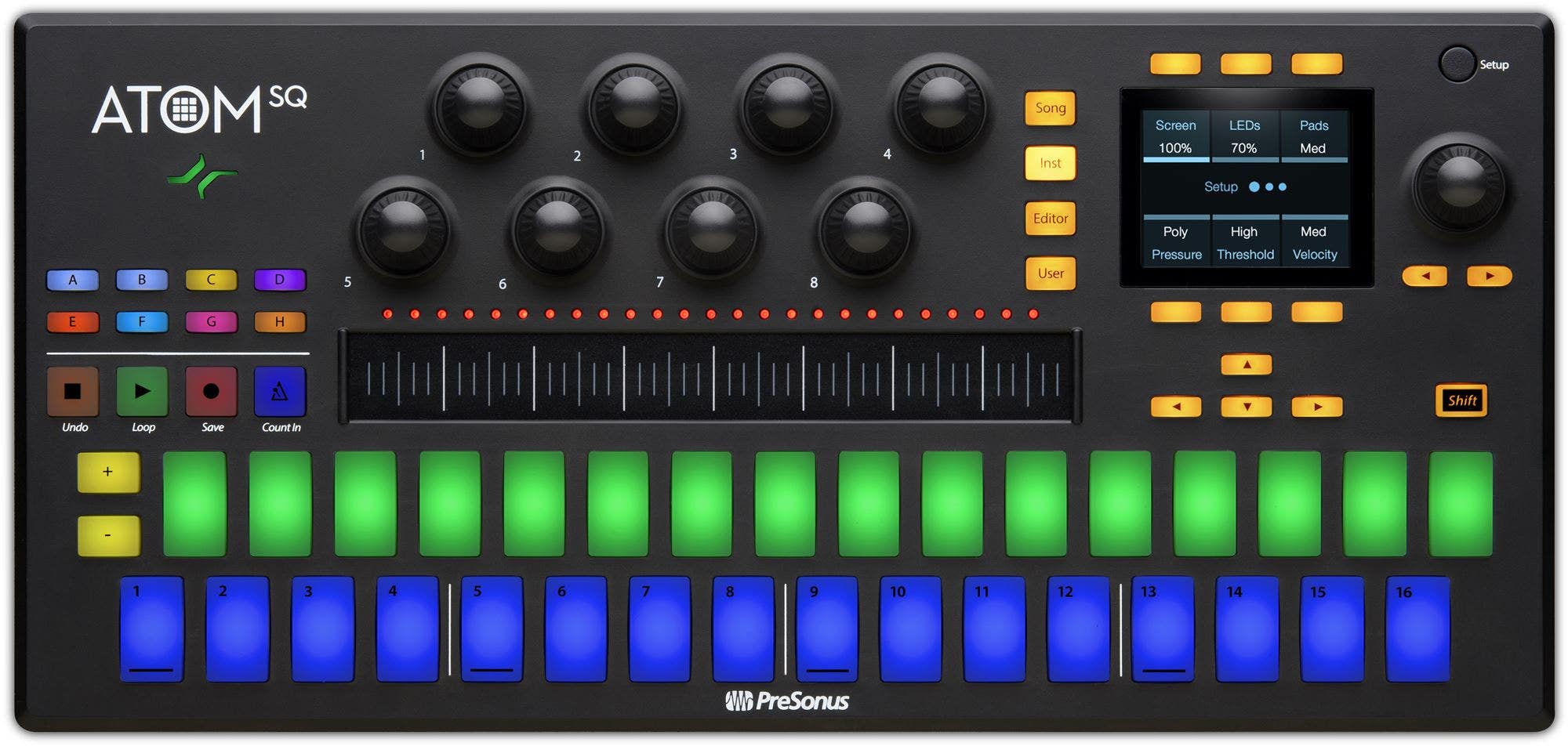 PreSonus ATOM SQ Hybrid MIDI Keyboard And Pad Controller