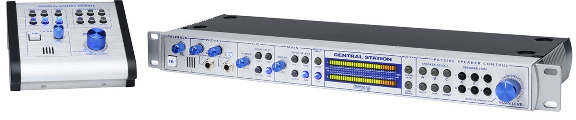PreSonus Central Station Plus Studio Monitor Controller wRemote