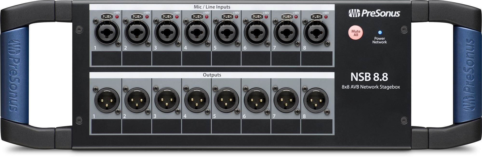 PreSonus NSB 8.8 8x8 AVB Networked Stage Box