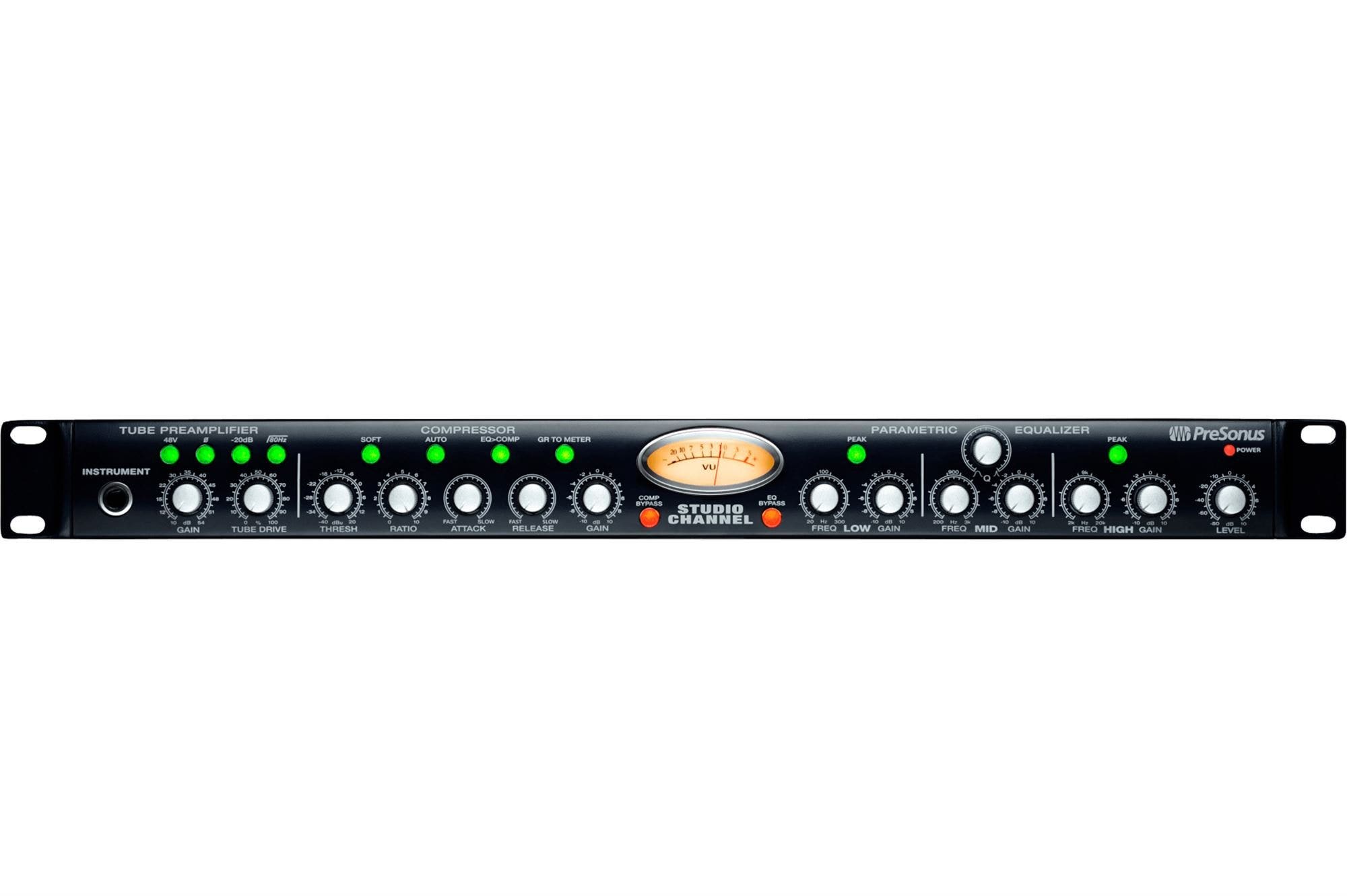 presonus studio channel 送料無料 PreSonus Studio Channel Vacuum Tube Channel Strip Mic Preamp