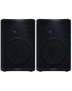 QSC CP12 1000-Watt 12" 2-Way Full Range Compact Powered Speaker Pair