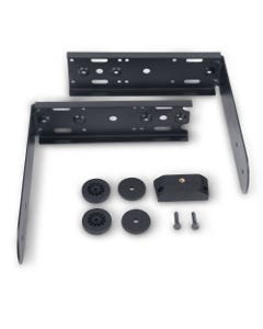 QSC K82NA Powder Coated Steel Yoke Mount Black