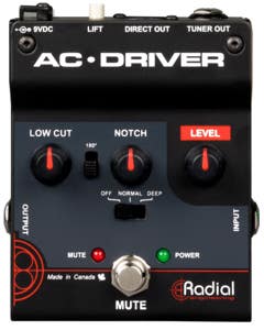 Radial AC Driver Compact Acoustic Preamp Pedal