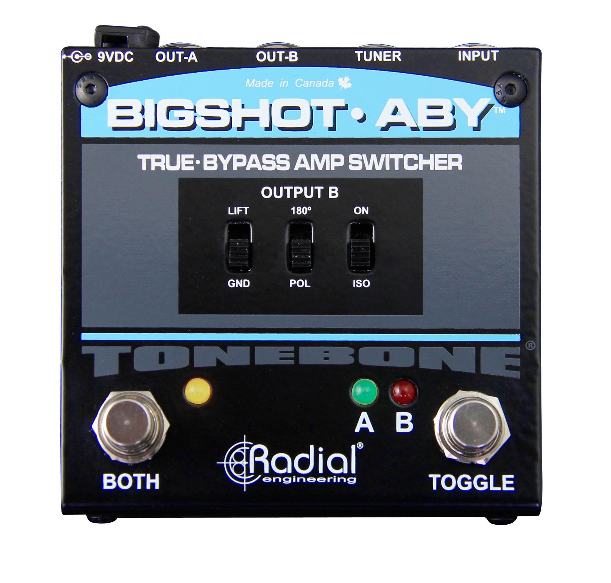 Radial Big Shot ABY True Bypass Switcher Pedal