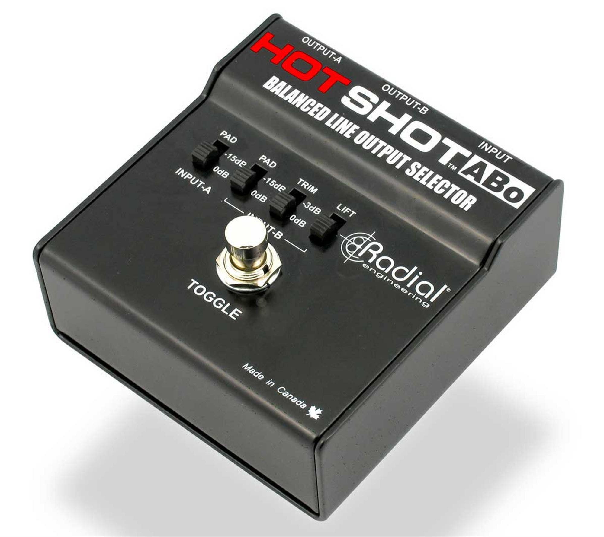 Radial Hot Shot ABO Mic And Line Output Switcher Pedal