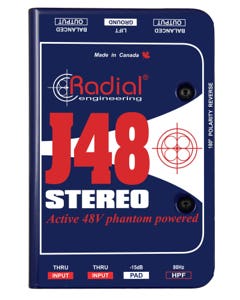Radial J48 Stereo Active Direct Box