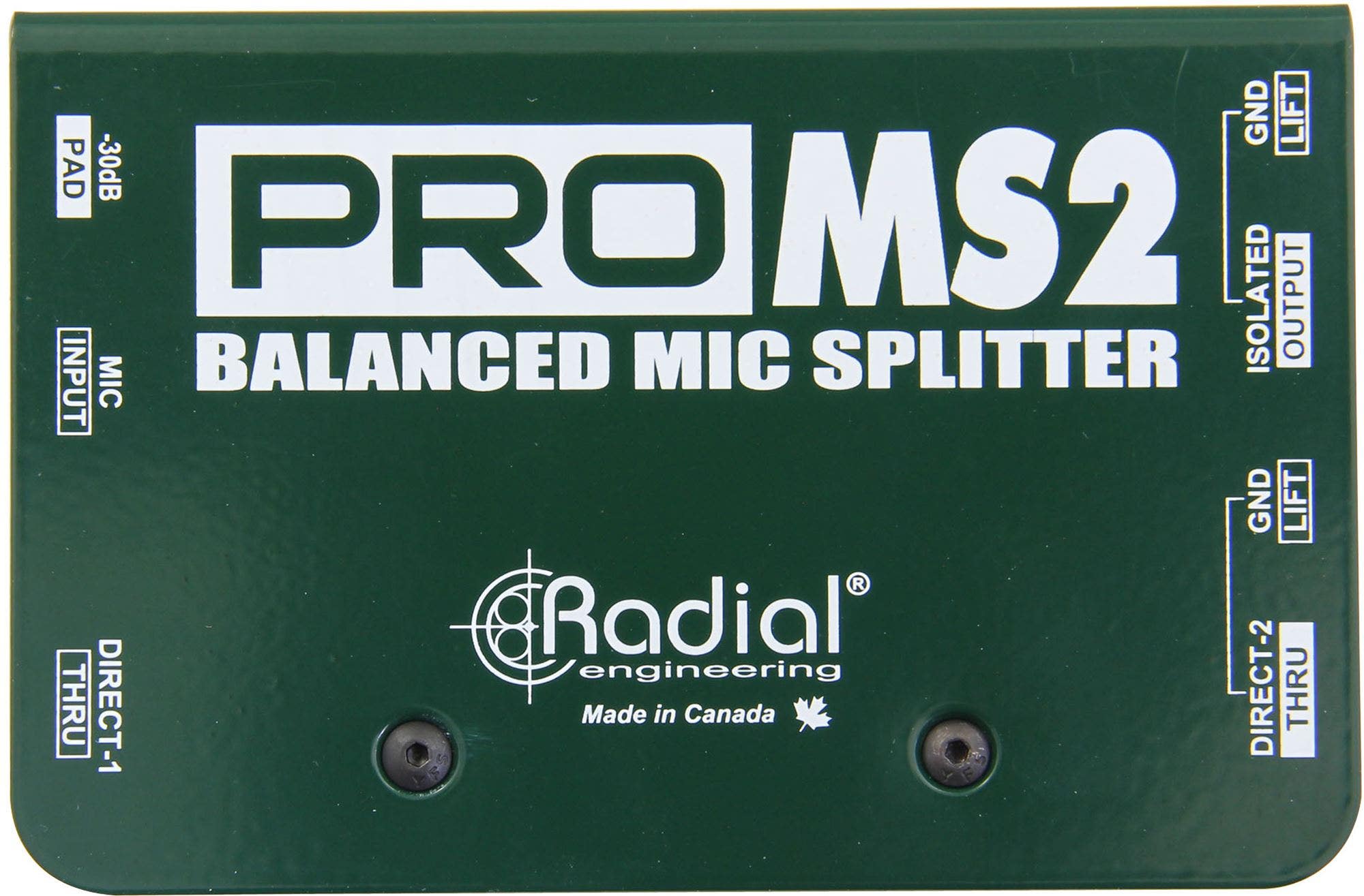 Radial ProMS2 Passive Microphone Splitter