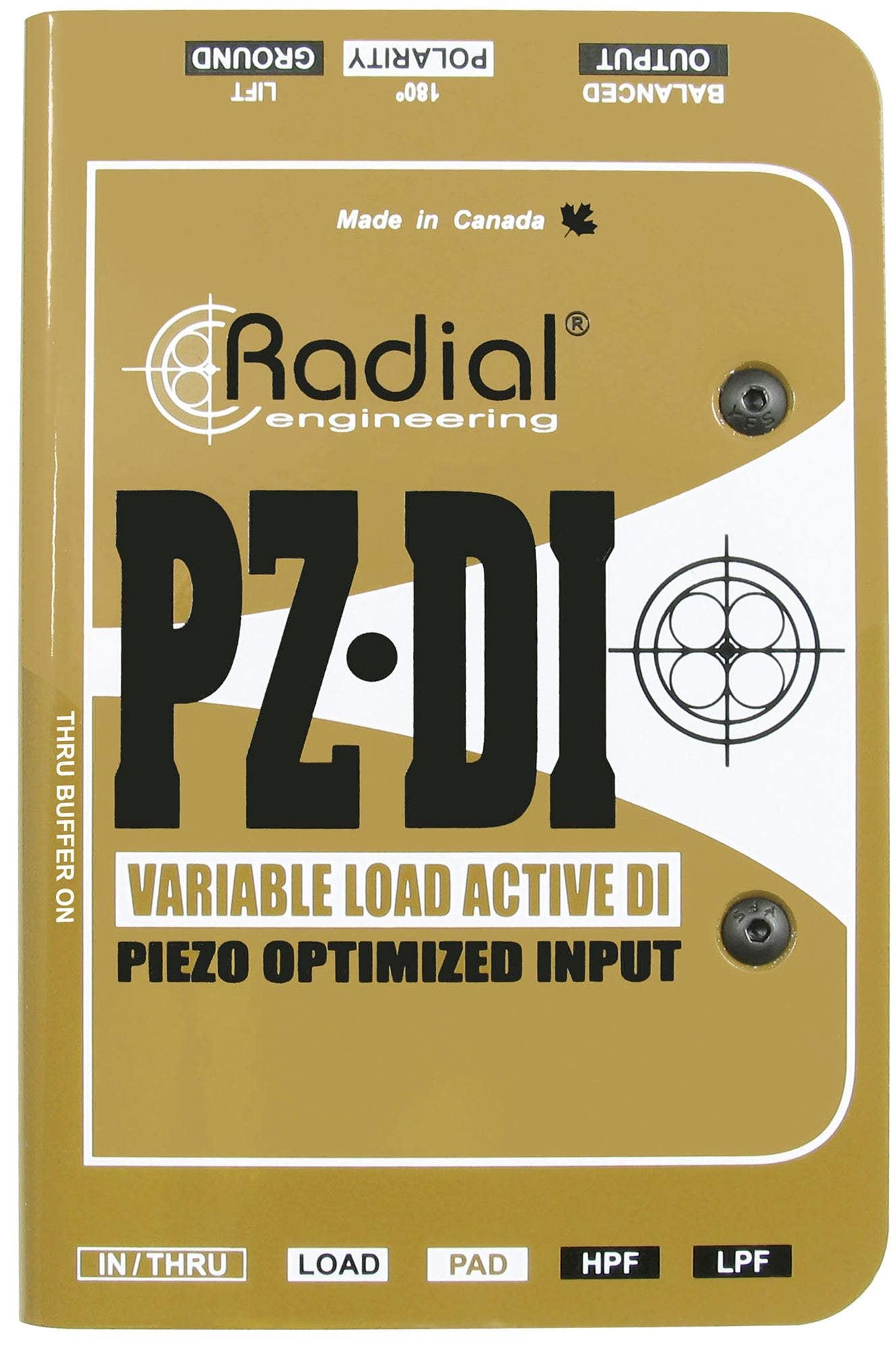 Radial PZDI Active Direct Box for Acoustic Instruments