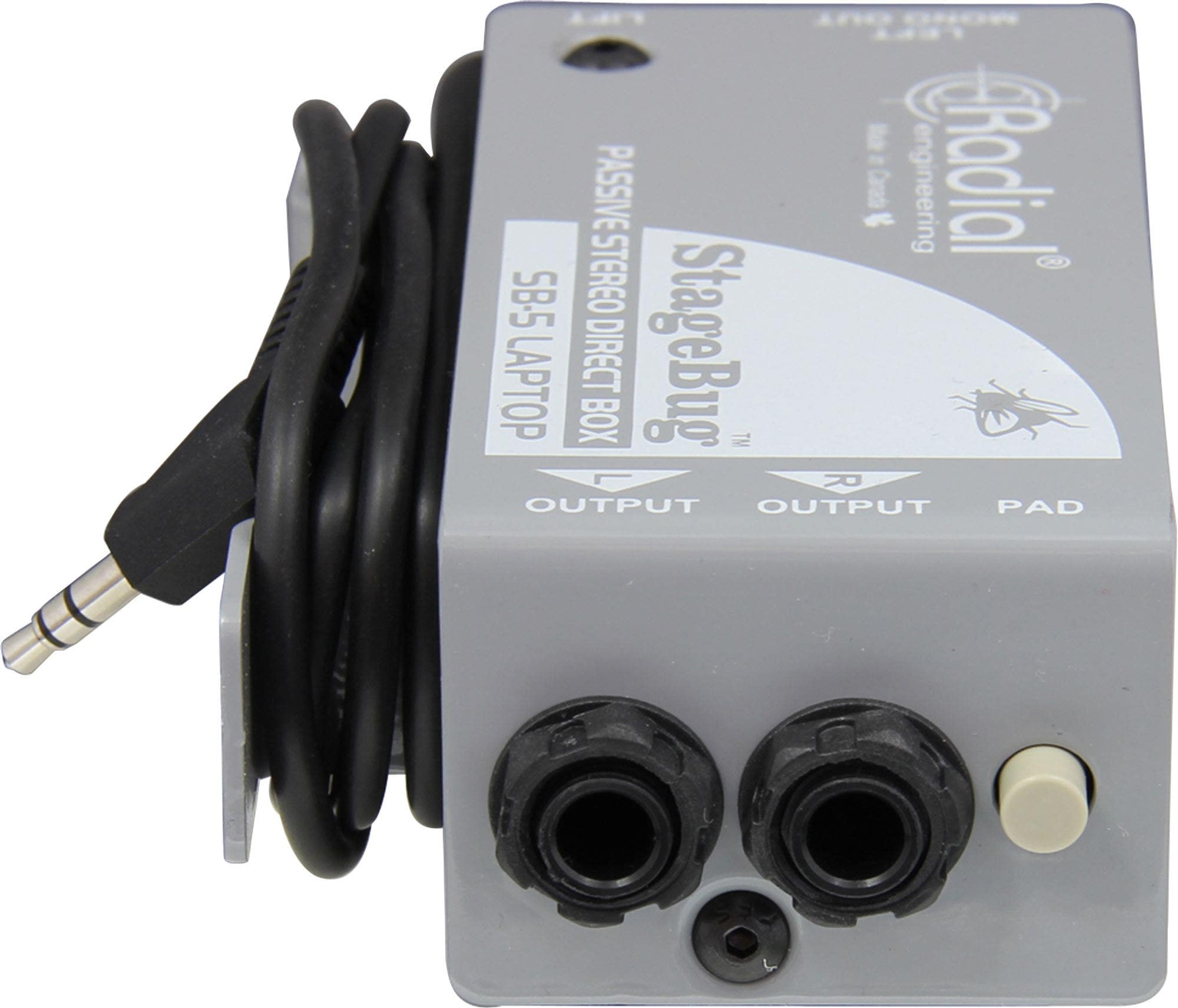 Radial SB5 Laptop Stereo Direct Box for Computer DJs