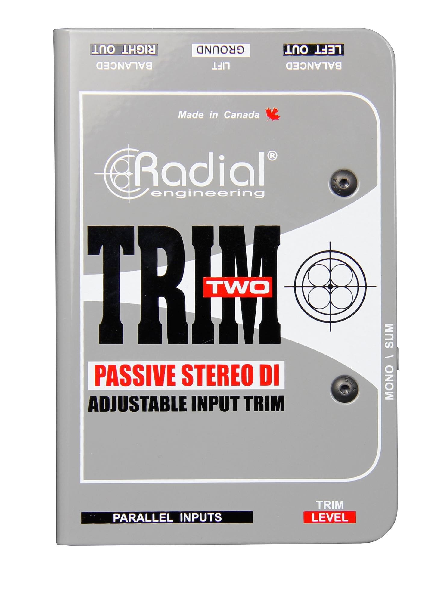 Radial Trim Two Passive Direct Box With Level Control