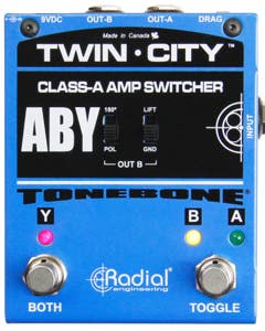 Radial Twin City Bones ABY Router Pedal