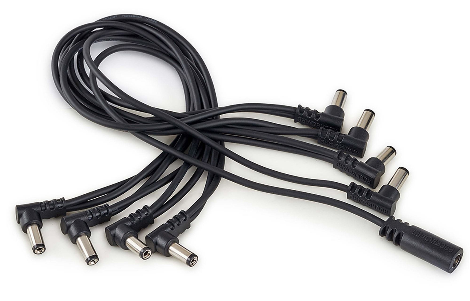RockBoard Flat Daisy Chain Cable 8 Outputs Angled