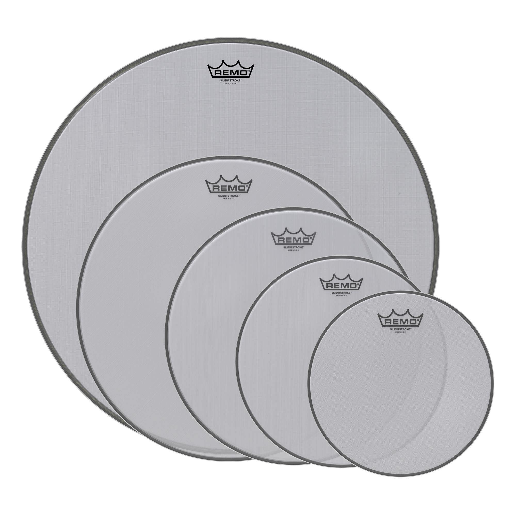 Remo Silentstroke ProPack 10/12/14/16/22 White Mesh