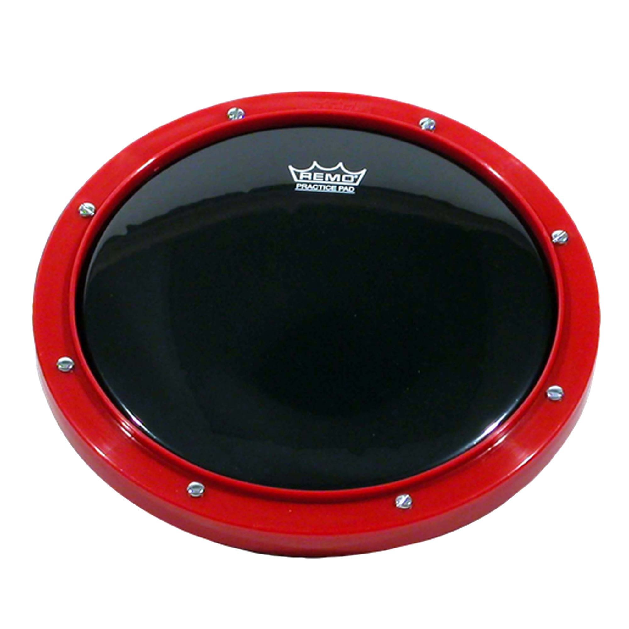 Remo RT000658 6 Inch Red Practice Pad Ebony Ambassador
