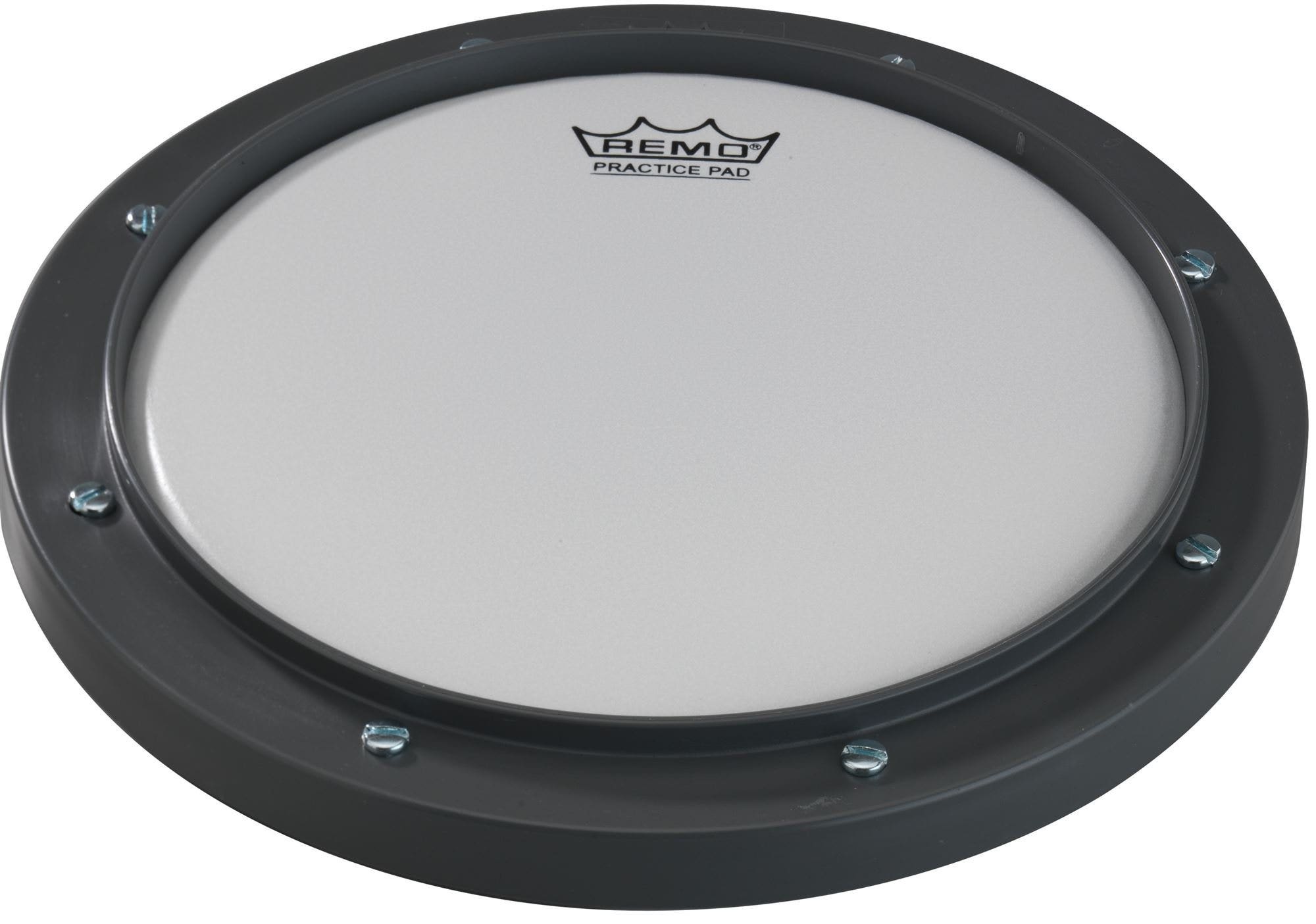 Remo RT000800 8 Inch Gray Practice Pad Coated Ambassador