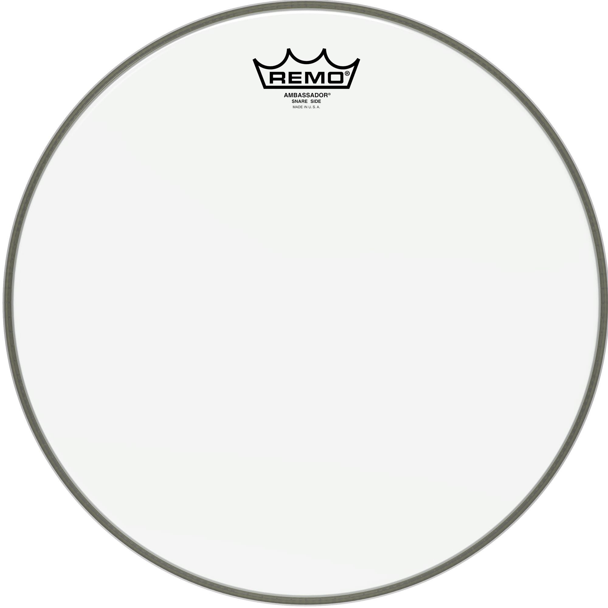 Remo Hazy Ambassador Snare Side Drum Head 14 Inch