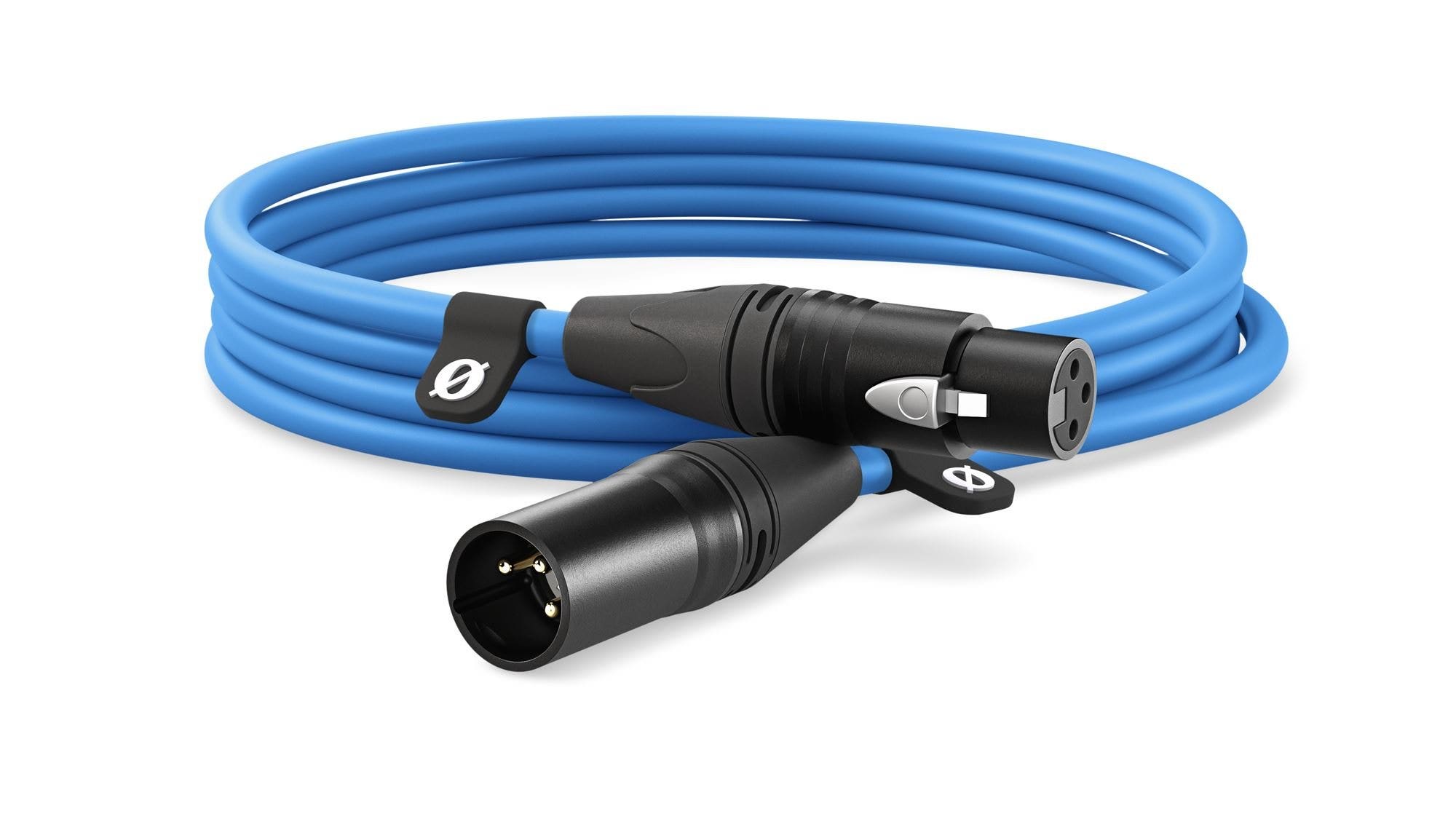 RODE XLR3M-B XLR CABLE BLUE 3 Metres