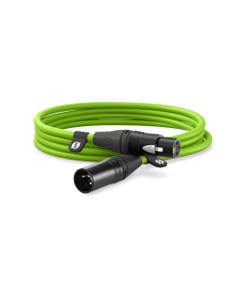 RODE XLR3M-G XLR CABLE GREEN 3 Metres