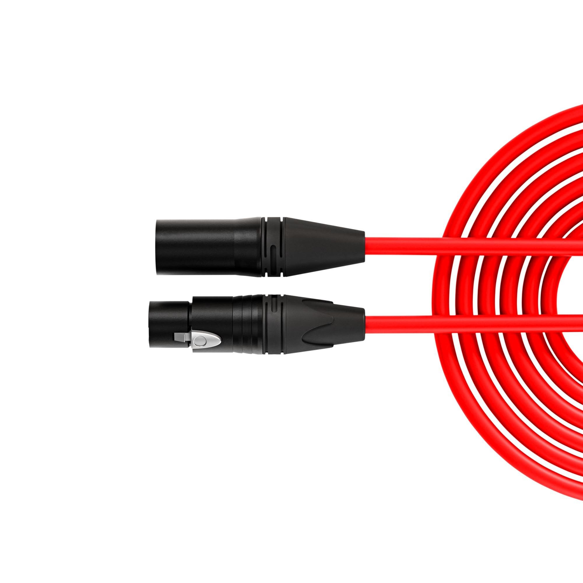 RODE XLR3M-R XLR CABLE RED 3 Metres
