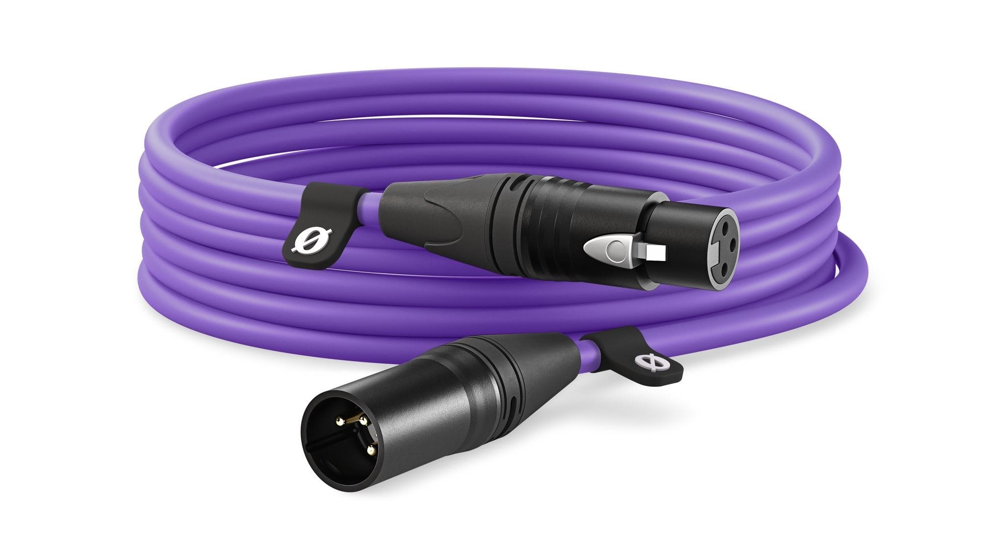 Rode XLR6M-PU XLR CABLE PURPLE 6 Metres