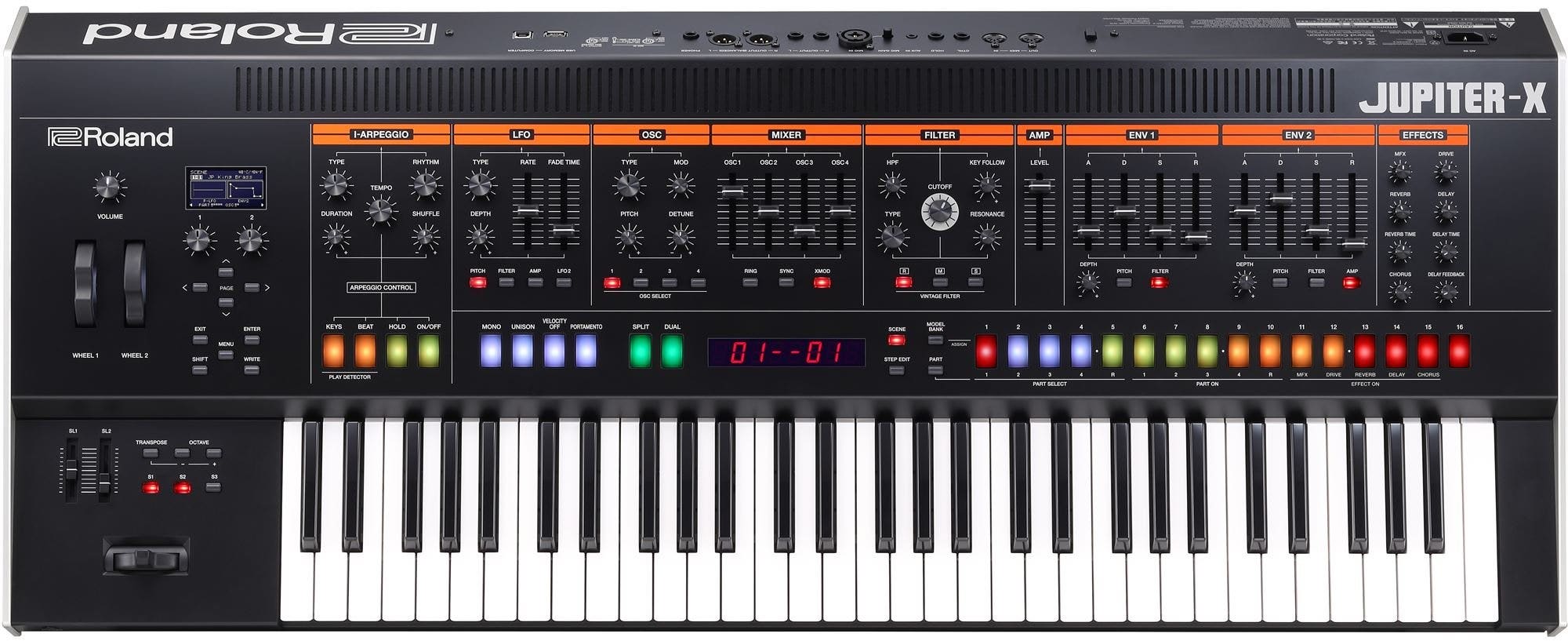 Roland Jupiter X 61-Key Keyboard Synthesizer