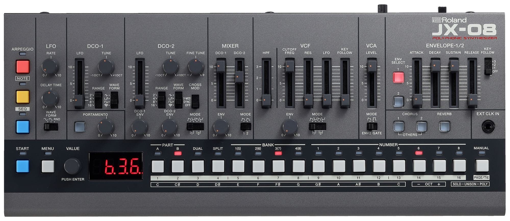 Roland JX08 Boutique Desktop Synthesizer | American Musical Supply