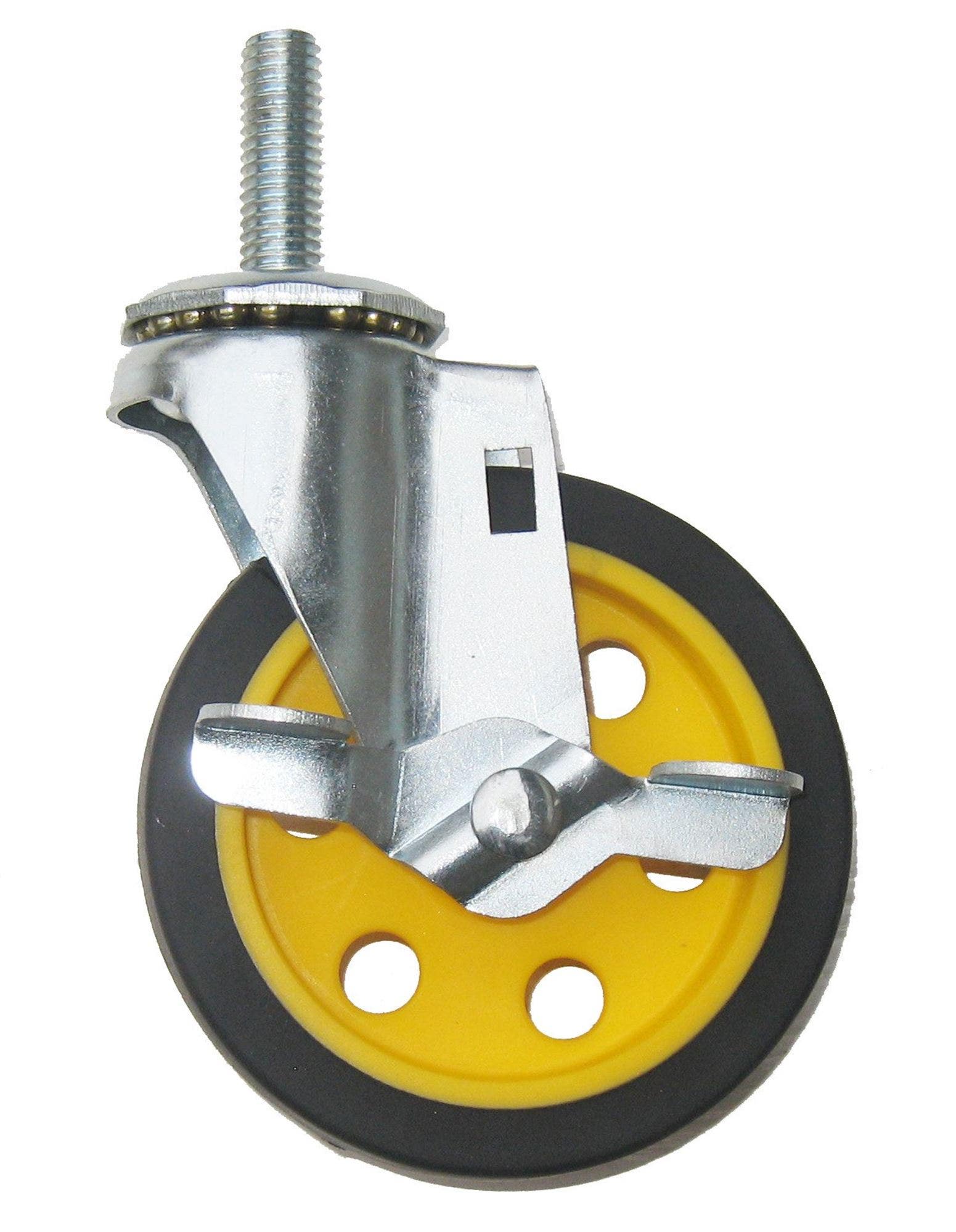 Rock N Roller RCSTR4X1 4" G-Force Casters with Brake 2-Pack
