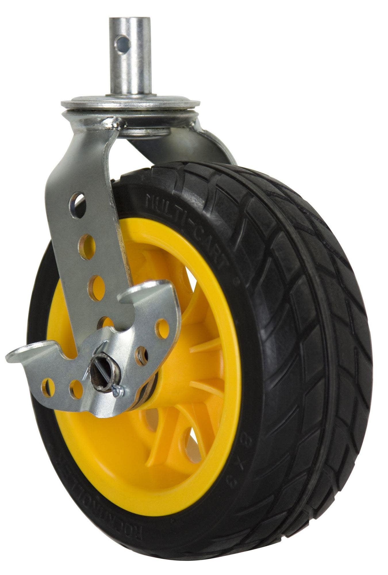 Rock-N-Roller RCSTR8X3 Ground Glider Wide Casters with Brake 8" x 3"