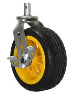 Rock-N-Roller RCSTR8X3 Ground Glider Wide Casters with Brake 8" x 3"