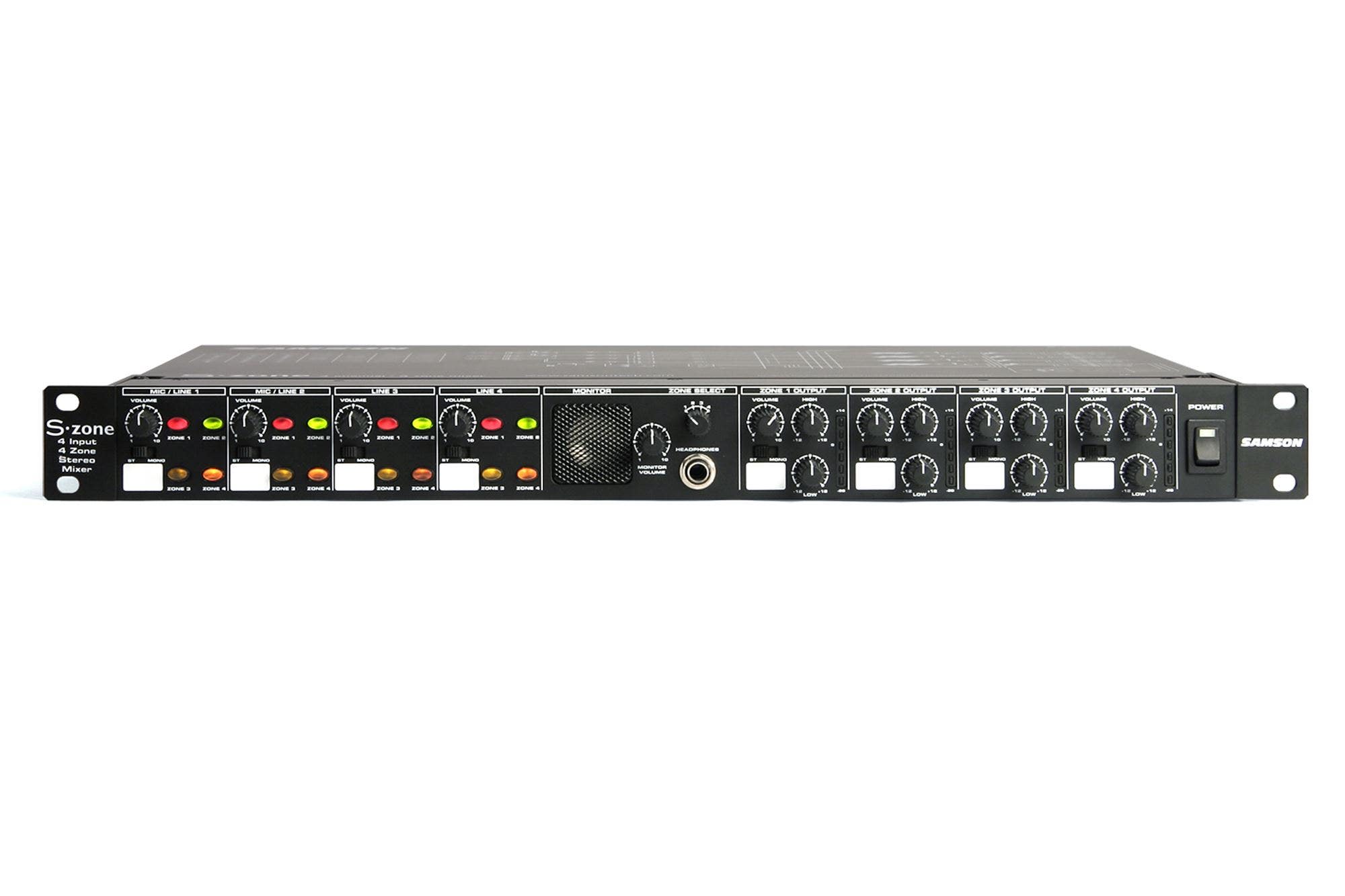 Samson SA SZONE S-ZONE Stereo 4 Zone Mixer
