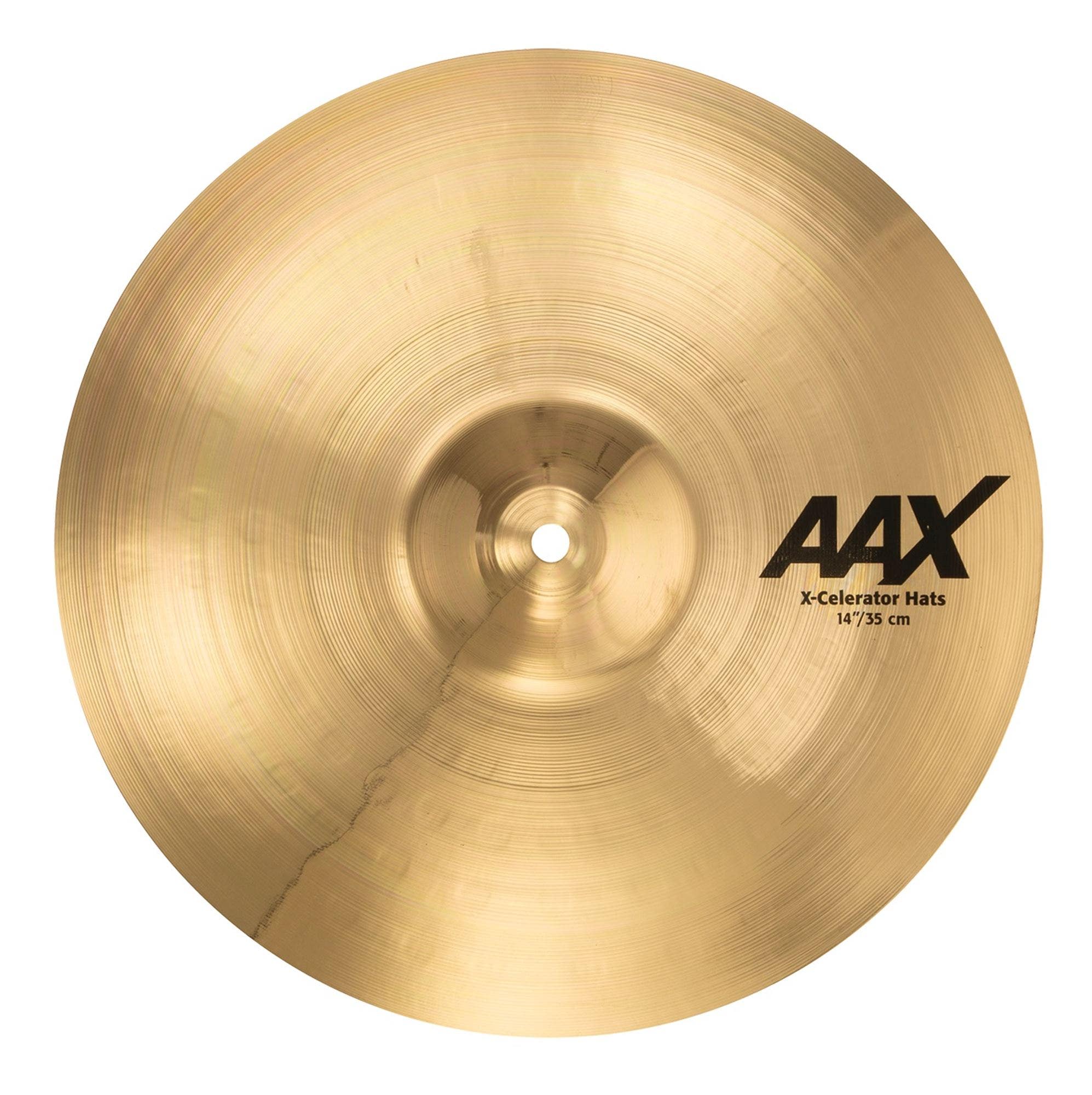 Sabian AAX 14 Inch X-Celerator Hi Hat Cymbals Pair Brilliant Finish