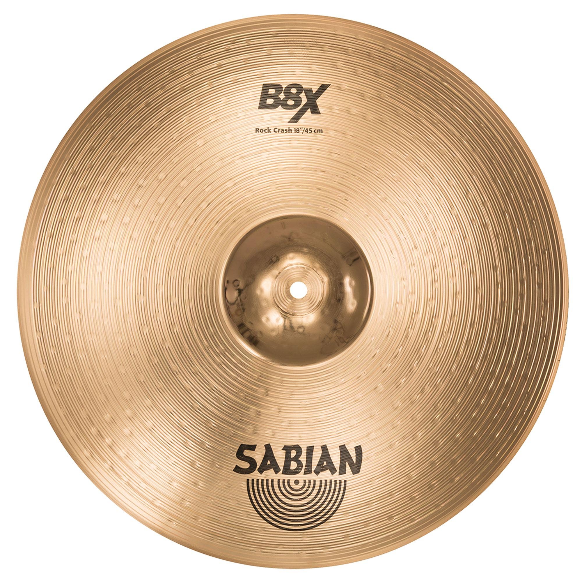 Sabian B8X 18 Inch Rock Crash Cymbal