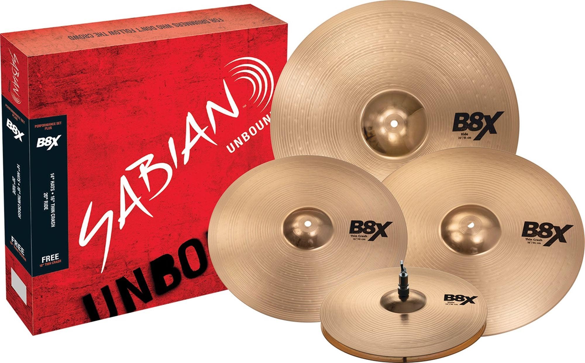 Sabian B8X Performance Set Plus