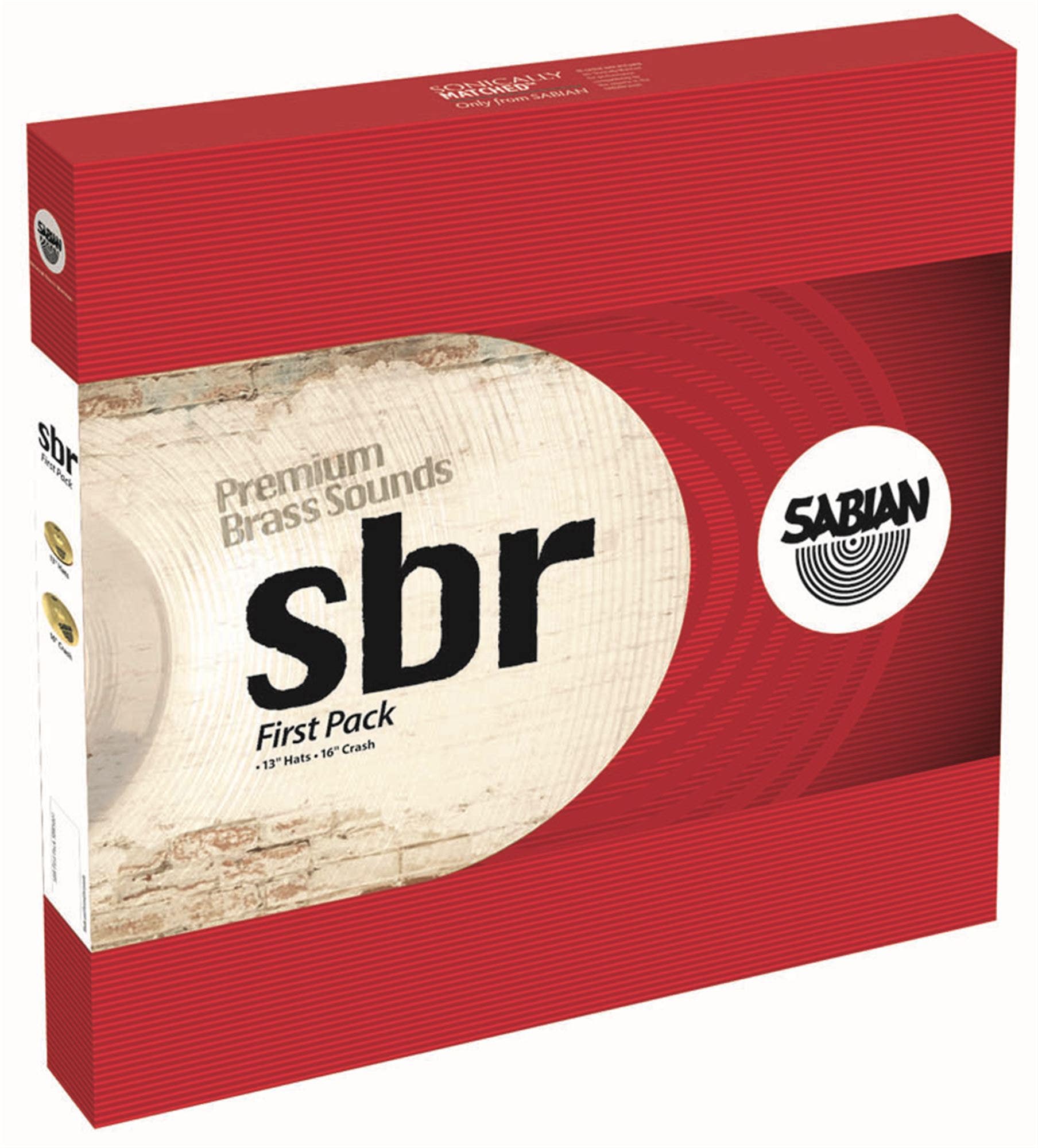 Sabian SBR 5001 Cymbal 2-Pack 13 Hi-Hats and 16 Crash