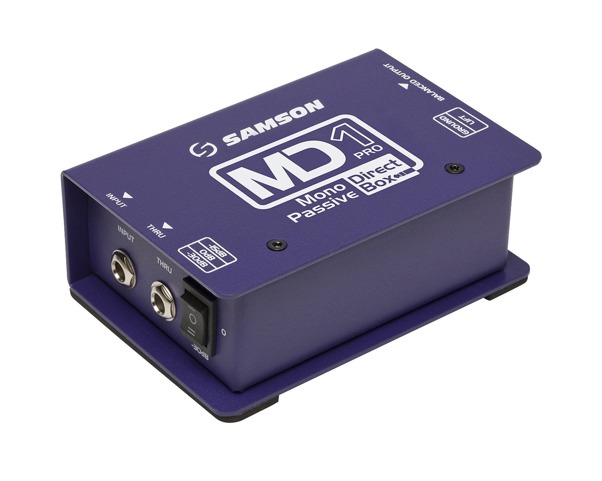 Samson MD1 Pro Professional Mono Passive Direct Box