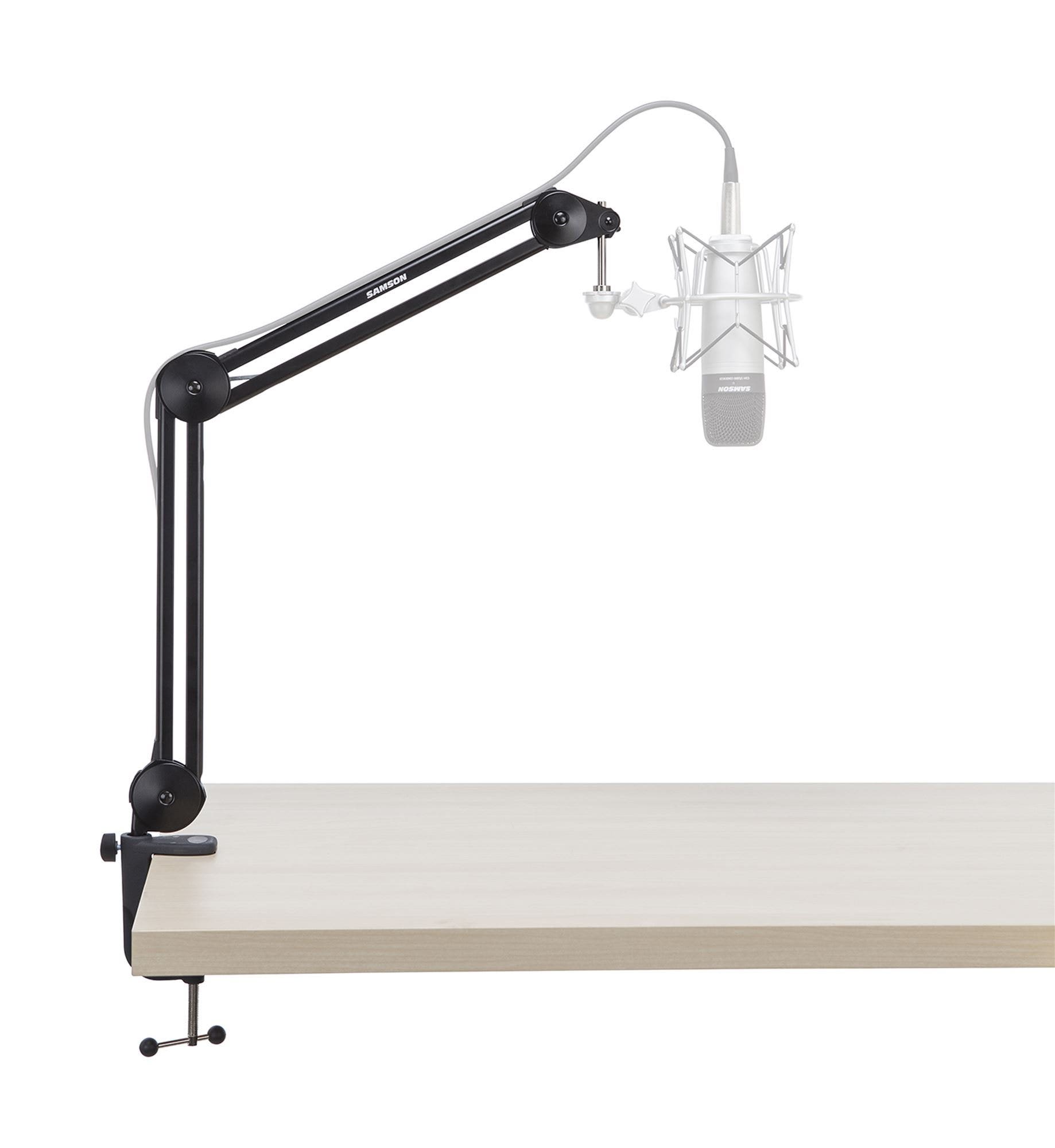 Samson MBA28 28" Desk Mount Mic Boom Arm With Clamp And Top Mount