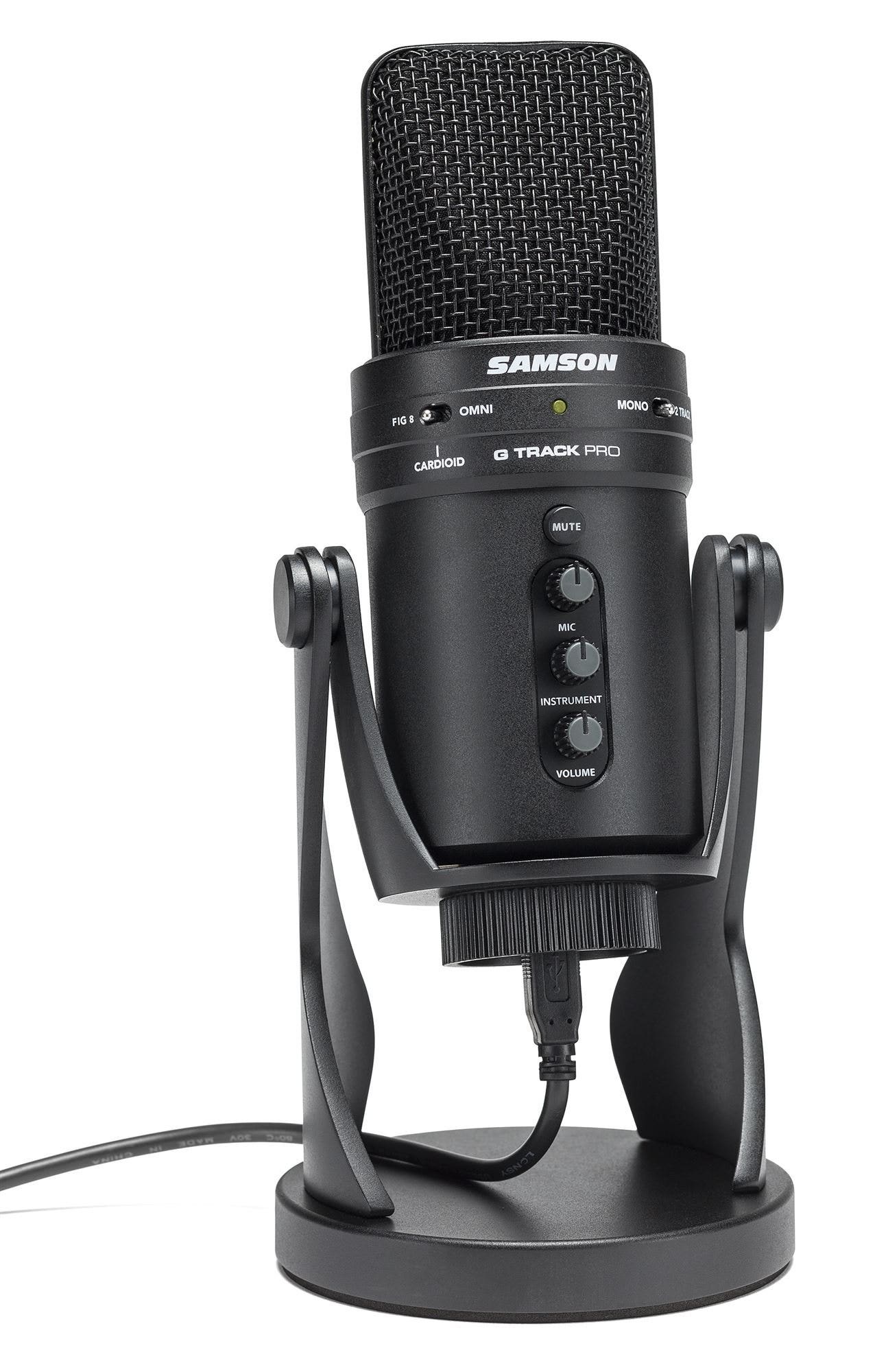 Samson G-Track Pro Studio USB Condenser Mic With Audio Interface