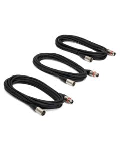 Samson MC18 18' XLR to XLR Microphone Cable 3-Pack