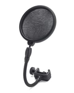 Samson PS05 4.75" Dual Mesh Studio Mic Pop Filter 7.25" Gooseneck
