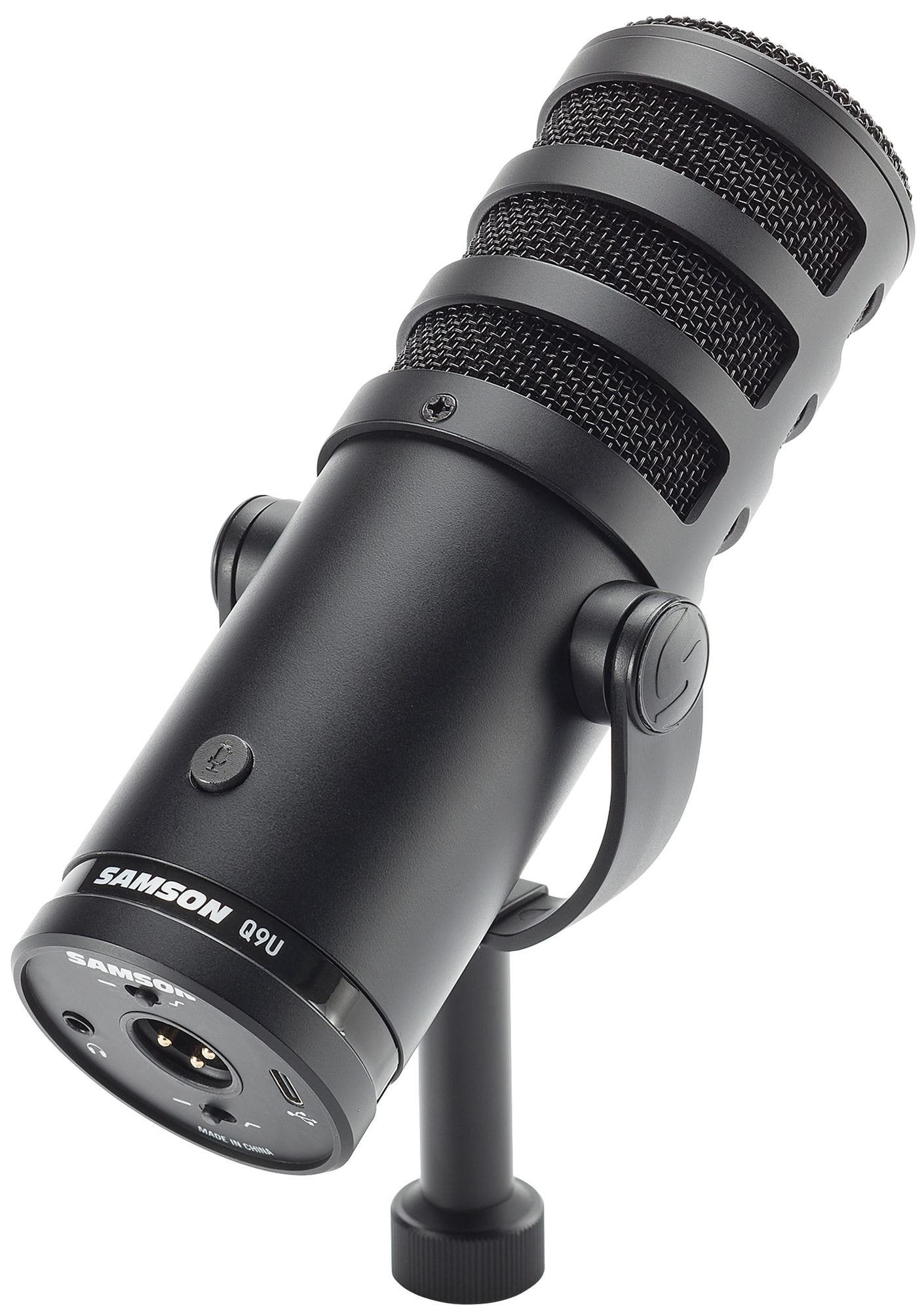 Samson Q9U Broadcast Cardioid Dynamic USB And XLR Microphone