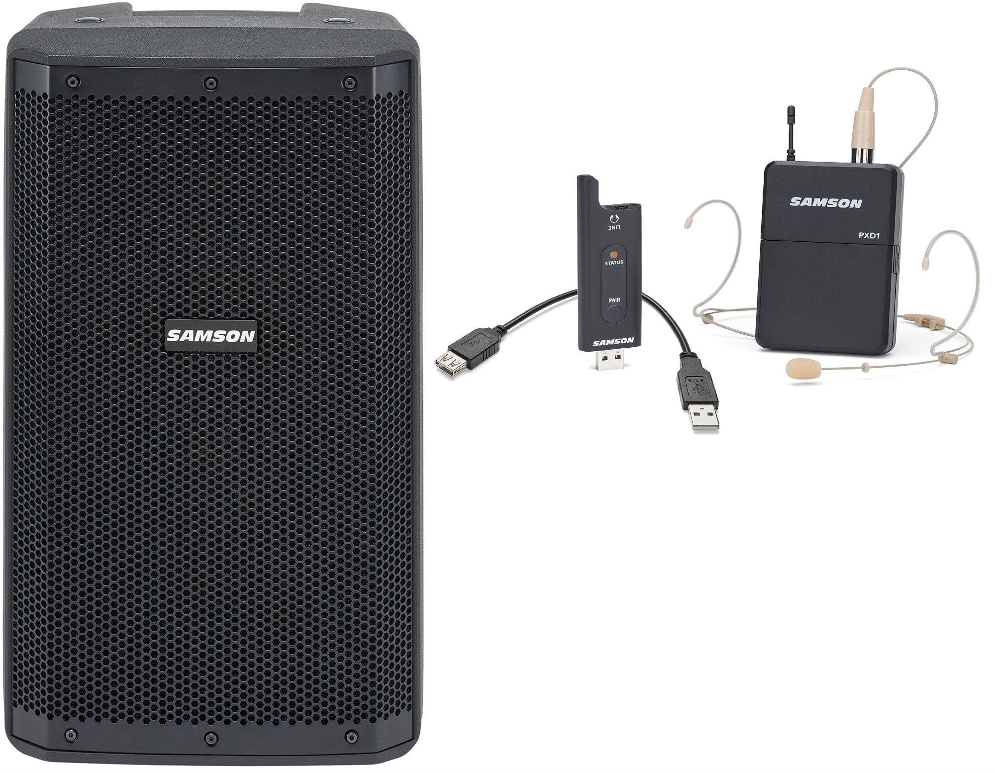 Samson RS110A 10" 2-Way 300 Watt Active Loudspeaker With Bluetooth