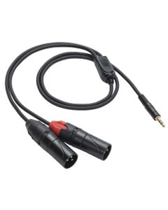 Samson Tourtek Pro Breakout Cable 1/8" (3.5mm) TRS to dual XLR Male